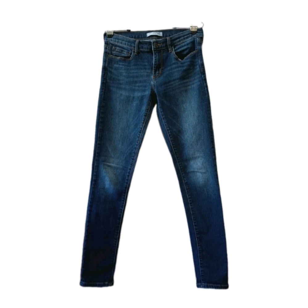 Banana Republic Stretch Skinny Jeans Distressed Blue Size 27